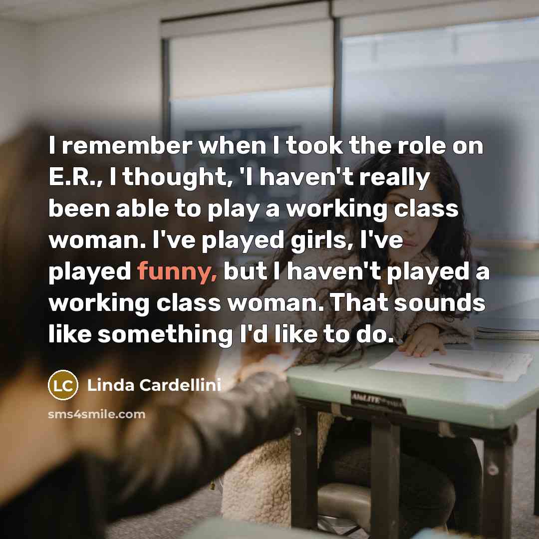 “I remember when I took the role on E.R., I…” quote by Linda Cardellini