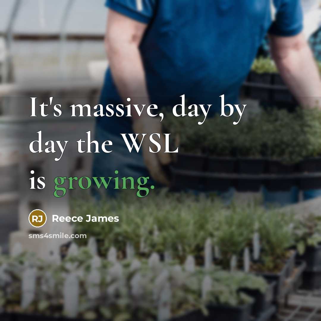 “It's massive, day by day the WSL is growing.…” quote by Reece James