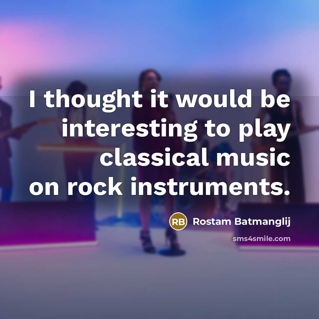“I thought it would be interesting to play classical music…” quote by Rostam Batmanglij
