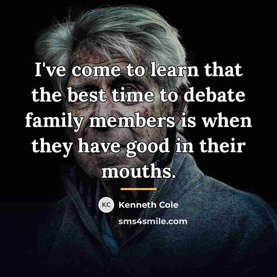 “I've come to learn that the best time to debate…” quote by Kenneth Cole