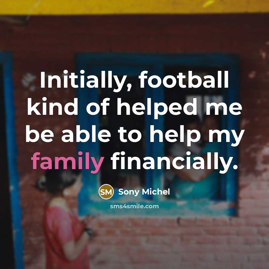 “Initially, football kind of helped me be able to help…” quote by Sony Michel