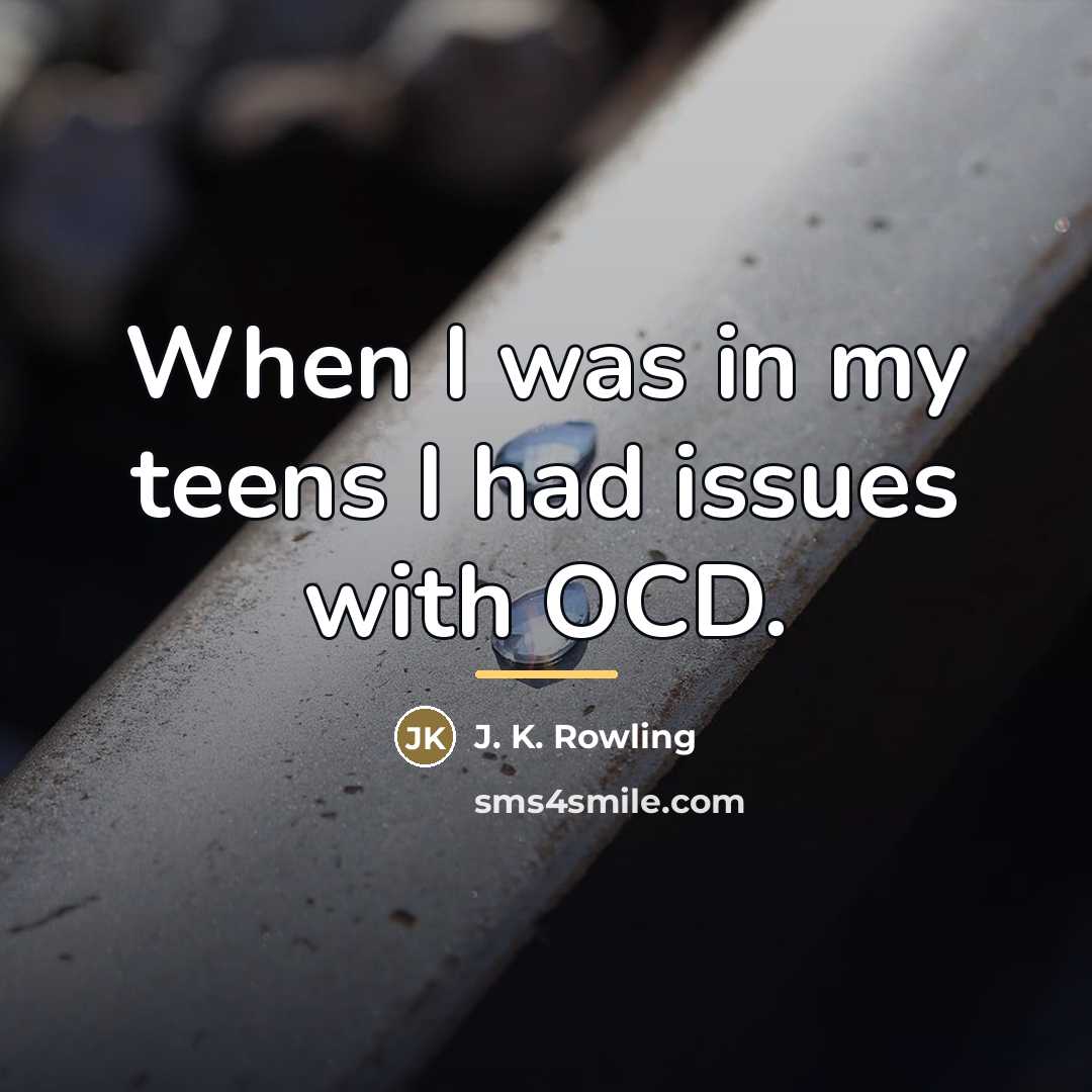 “When I was in my teens I had issues with…” quote by J. K. Rowling