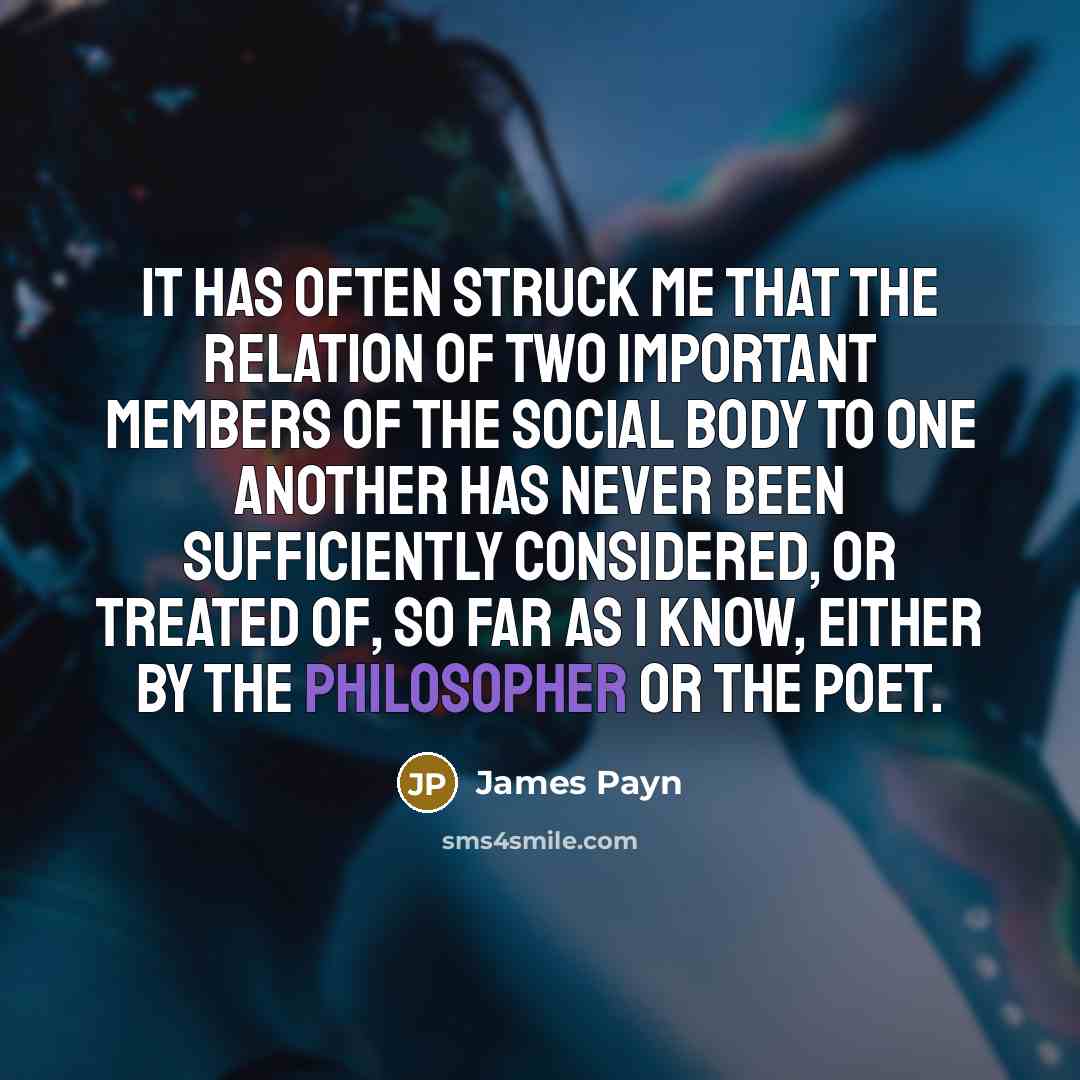 “It has often struck me that the relation of two…” quote by James Payn