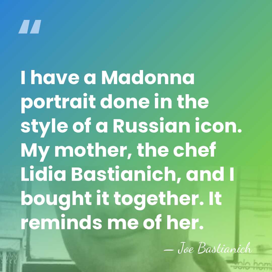 I have a Madonna portrait done in the style of a Russian&hellip; - Joe Bastianich