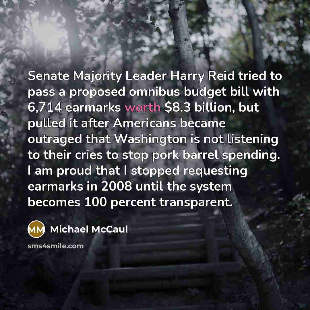 “Senate Majority Leader Harry Reid tried to pass a proposed…” quote by Michael McCaul