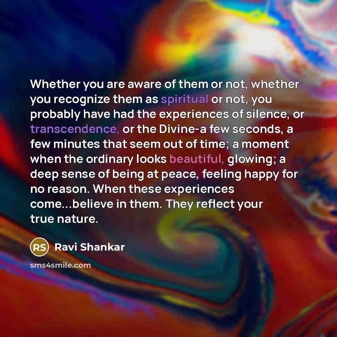 “Whether you are aware of them or not, whether you…” quote by Ravi Shankar