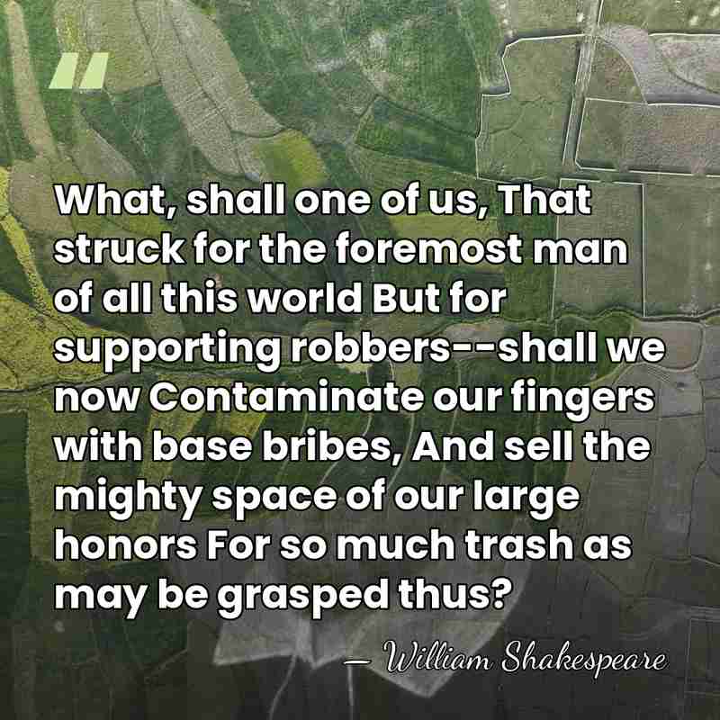 What, shall one of us, That struck for the foremost man of&hellip; - William Shakespeare