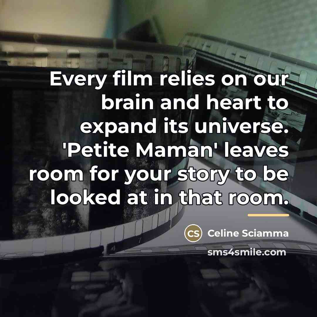 “Every film relies on our brain and heart to expand…” quote by Celine Sciamma
