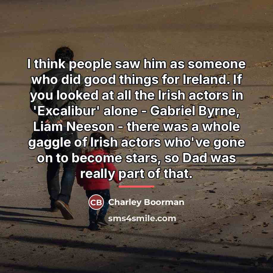 “I think people saw him as someone who did good…” quote by Charley Boorman
