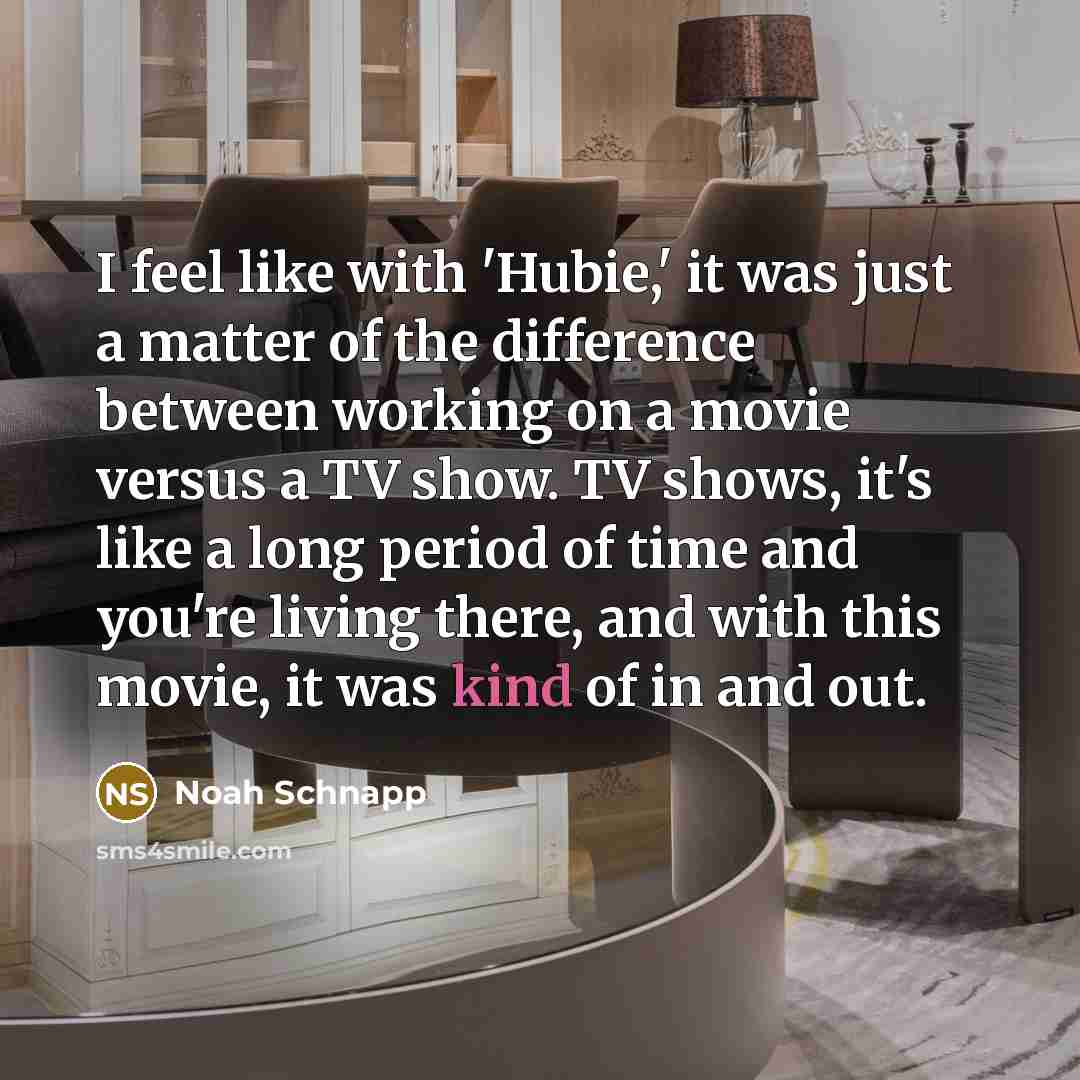 “I feel like with 'Hubie,' it was just a matter…” quote by Noah Schnapp
