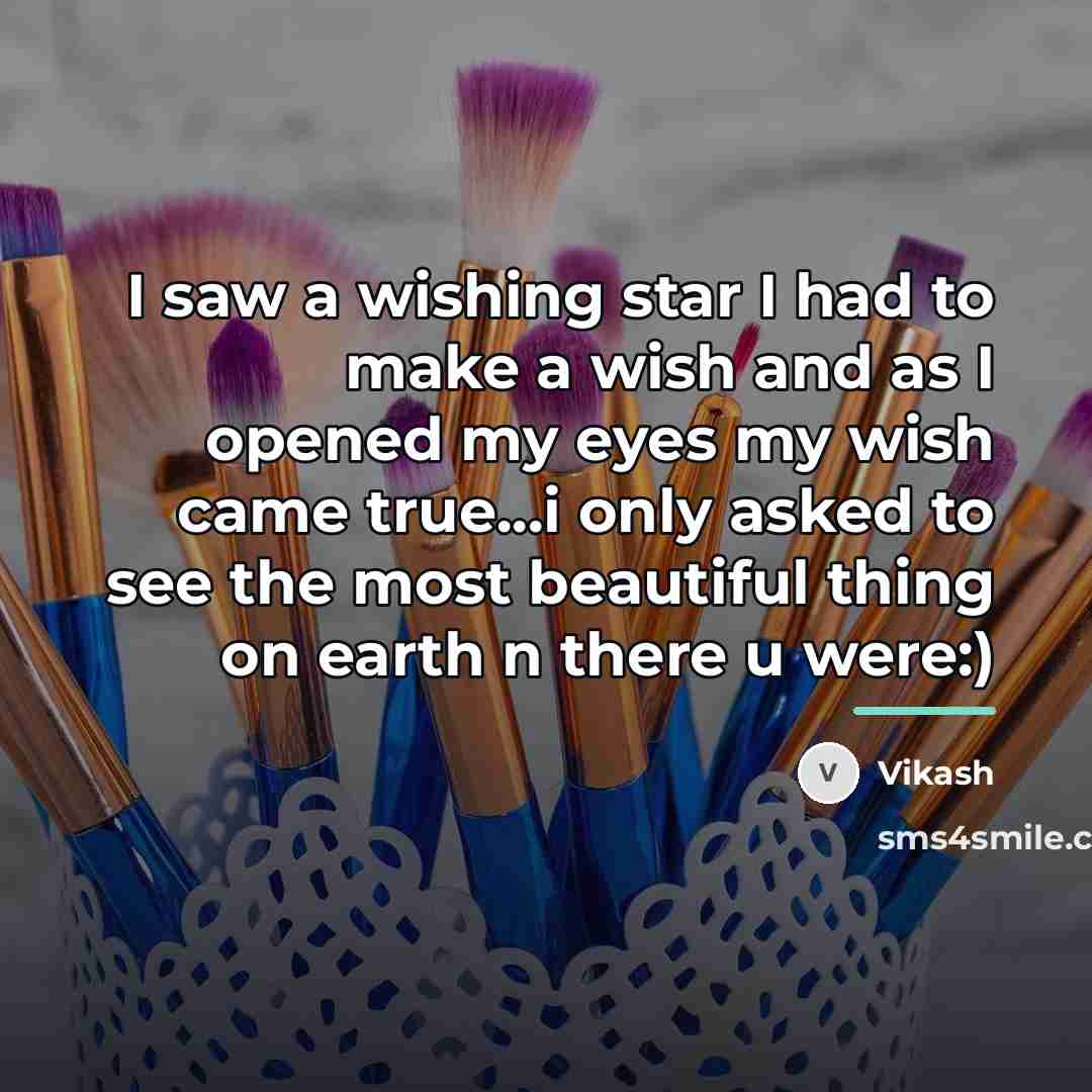 “I saw a wishing star I had to make a…” quote by Vikash