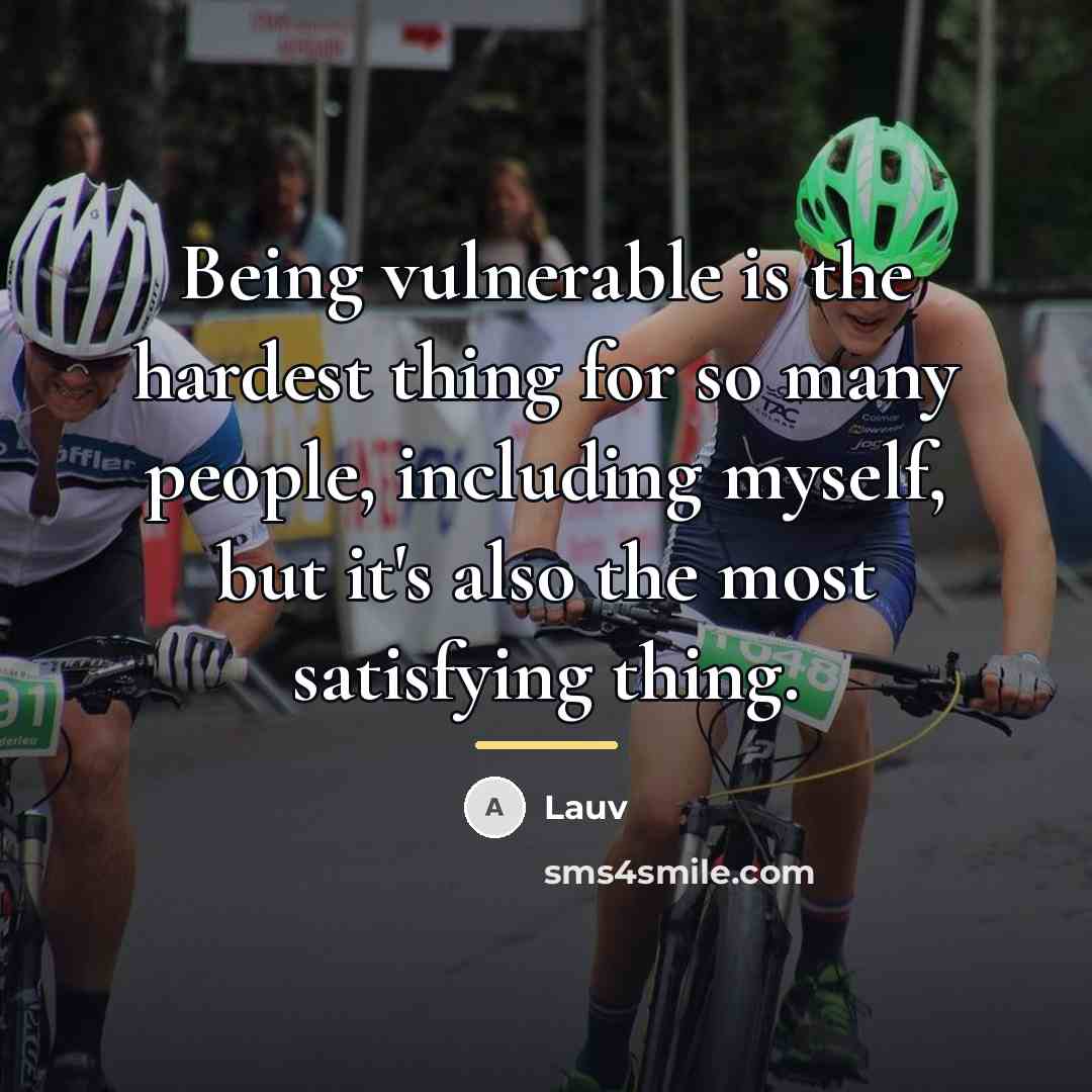 “Being vulnerable is the hardest thing for so many people,…” quote by Lauv