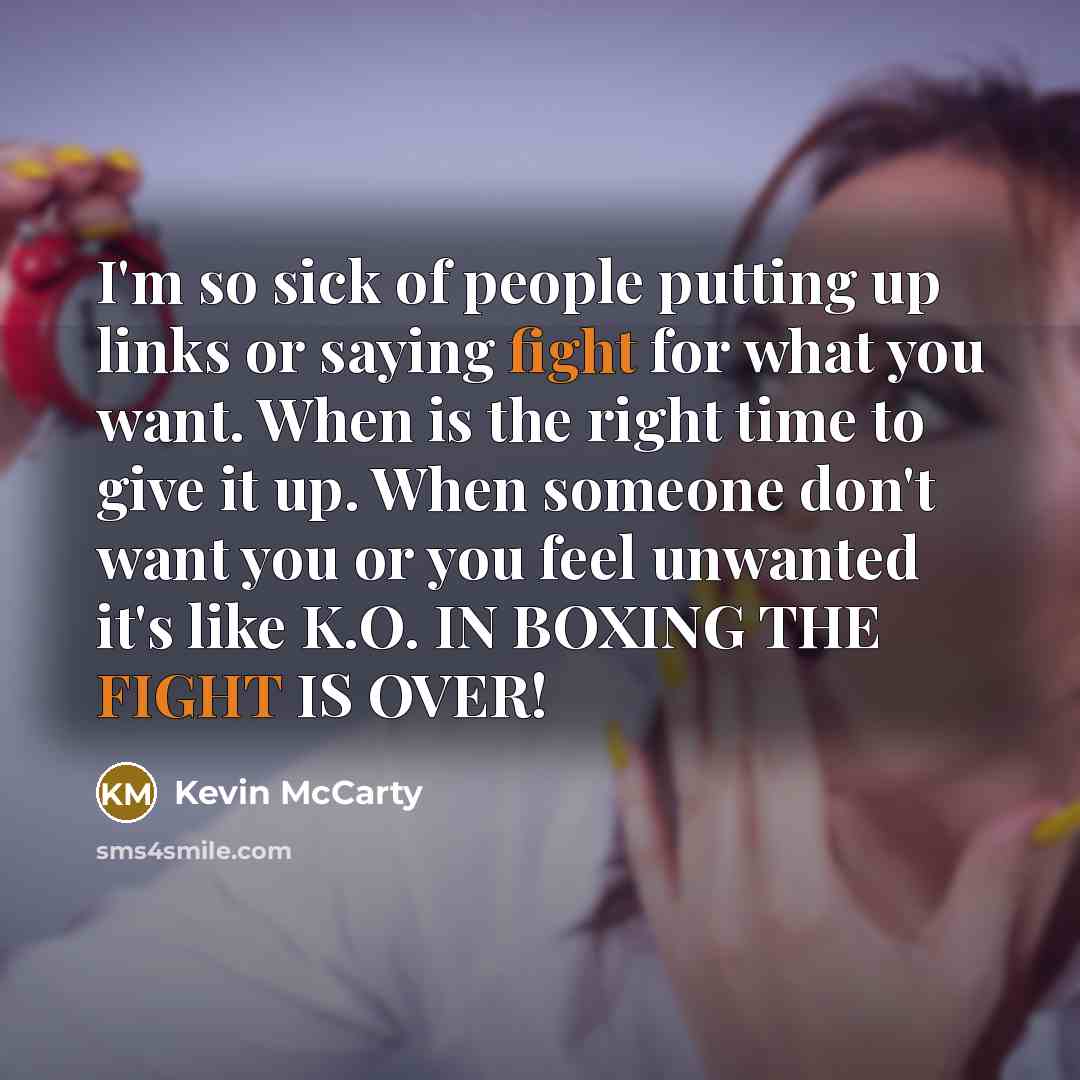 “I'm so sick of people putting up links or saying…” quote by Kevin McCarty