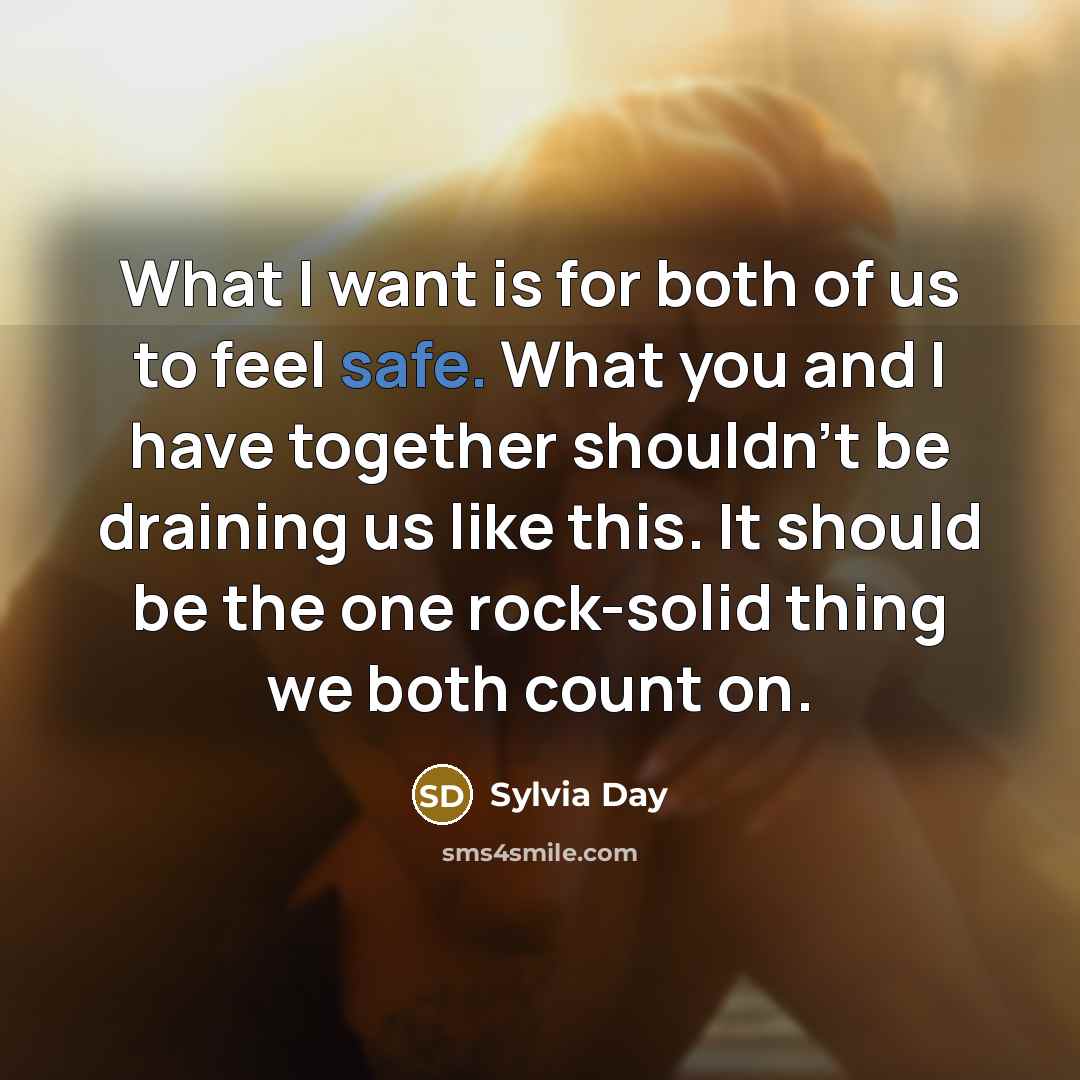 “What I want is for both of us to feel…” quote by Sylvia Day
