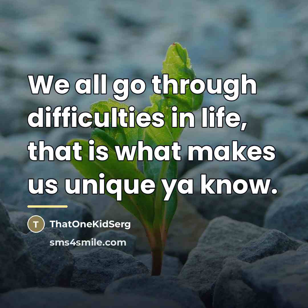 “We all go through difficulties in life, that is what…” quote by ThatOneKidSerg