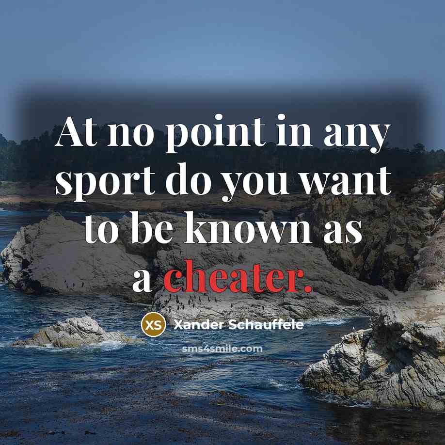 “At no point in any sport do you want to…” quote by Xander Schauffele