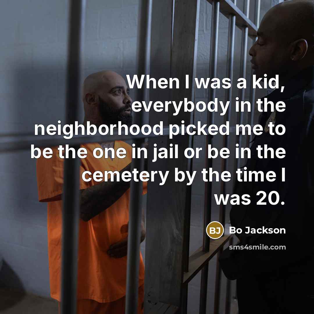 “When I was a kid, everybody in the neighborhood picked…” quote by Bo Jackson