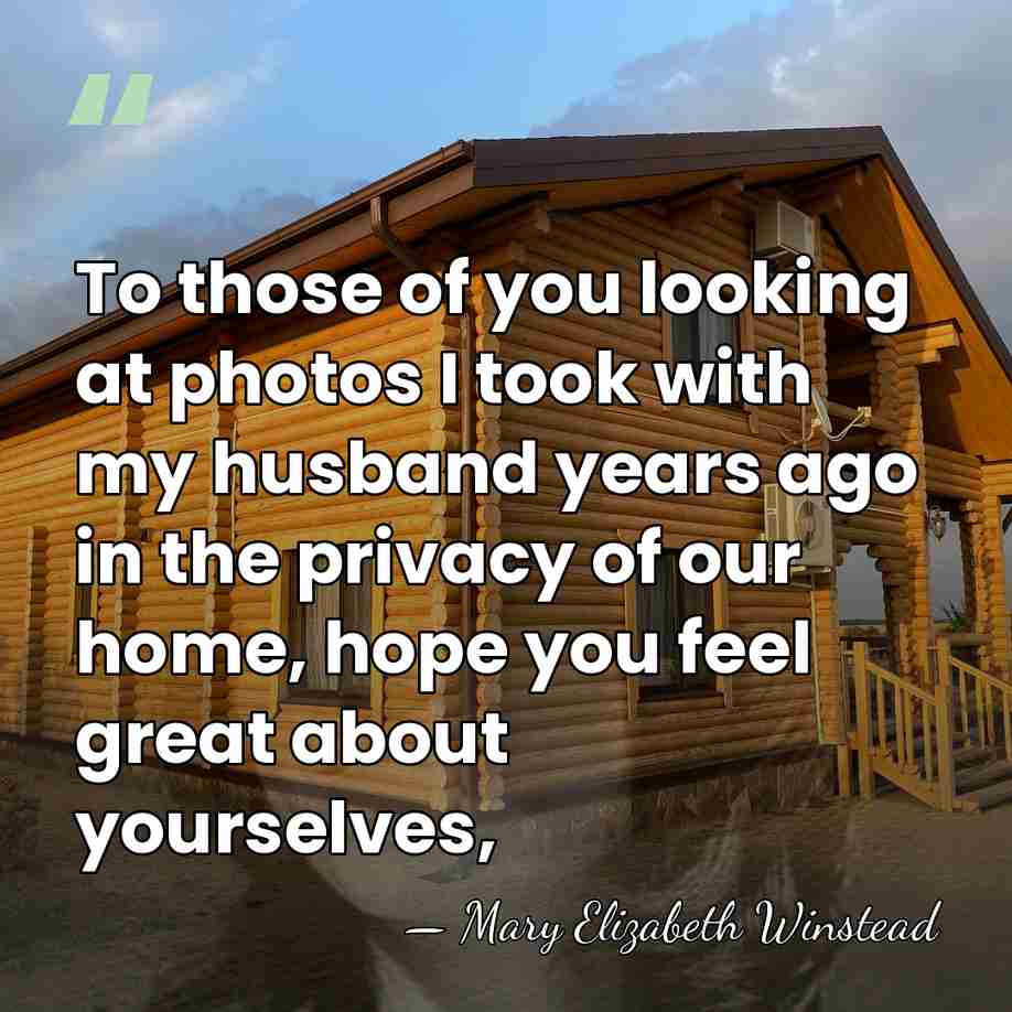 To those of you looking at photos I took with my husband&hellip; - Mary Elizabeth Winstead