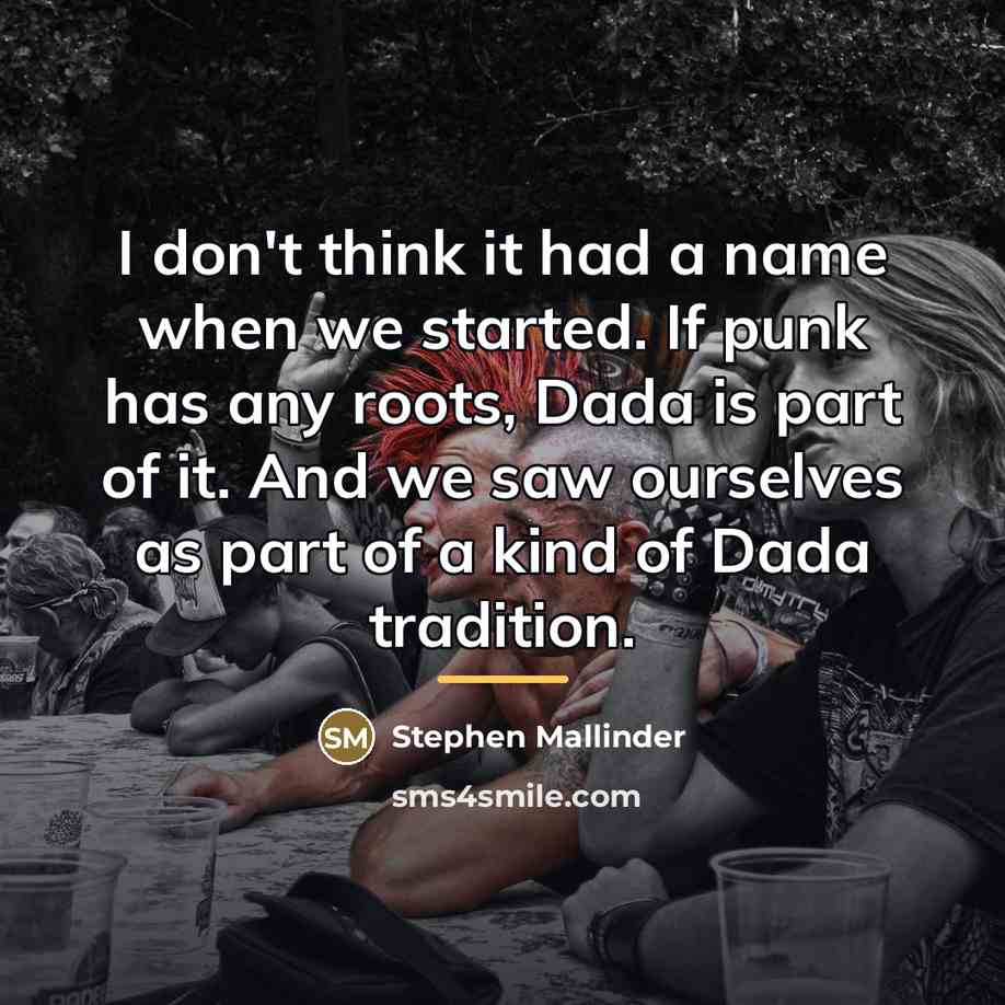 “I don't think it had a name when we started.…” quote by Stephen Mallinder