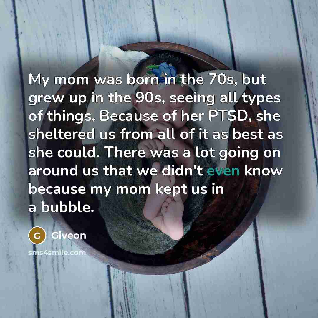 “My mom was born in the 70s, but grew up…” quote by Giveon