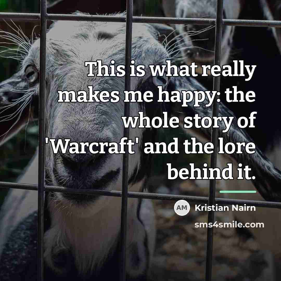“This is what really makes me happy: the whole story…” quote by Kristian Nairn