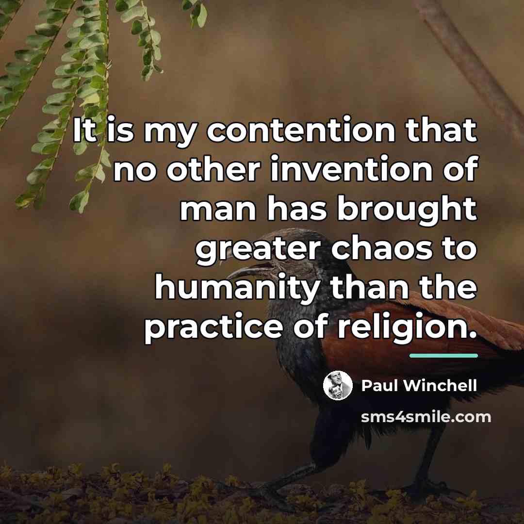 “It is my contention that no other invention of man…” quote by Paul Winchell
