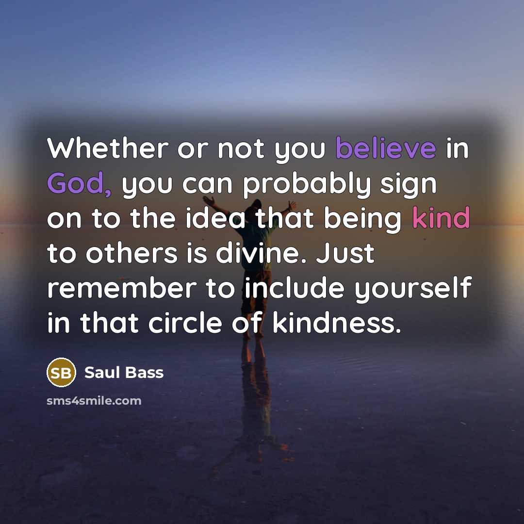 “Whether or not you believe in God, you can probably…” quote by Saul Bass