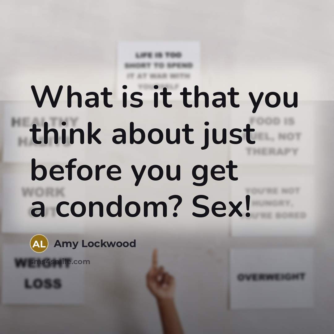 “What is it that you think about just before you…” quote by Amy Lockwood