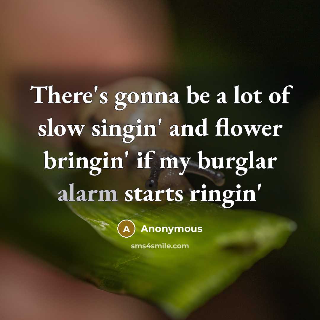 “There's gonna be a lot of slow singin' and flower…” quote by Anonymous