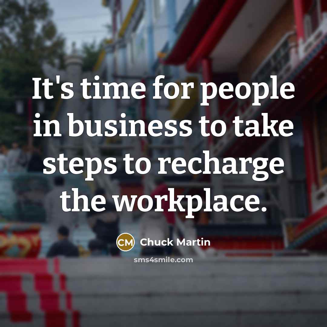 “It's time for people in business to take steps to…” quote by Chuck Martin