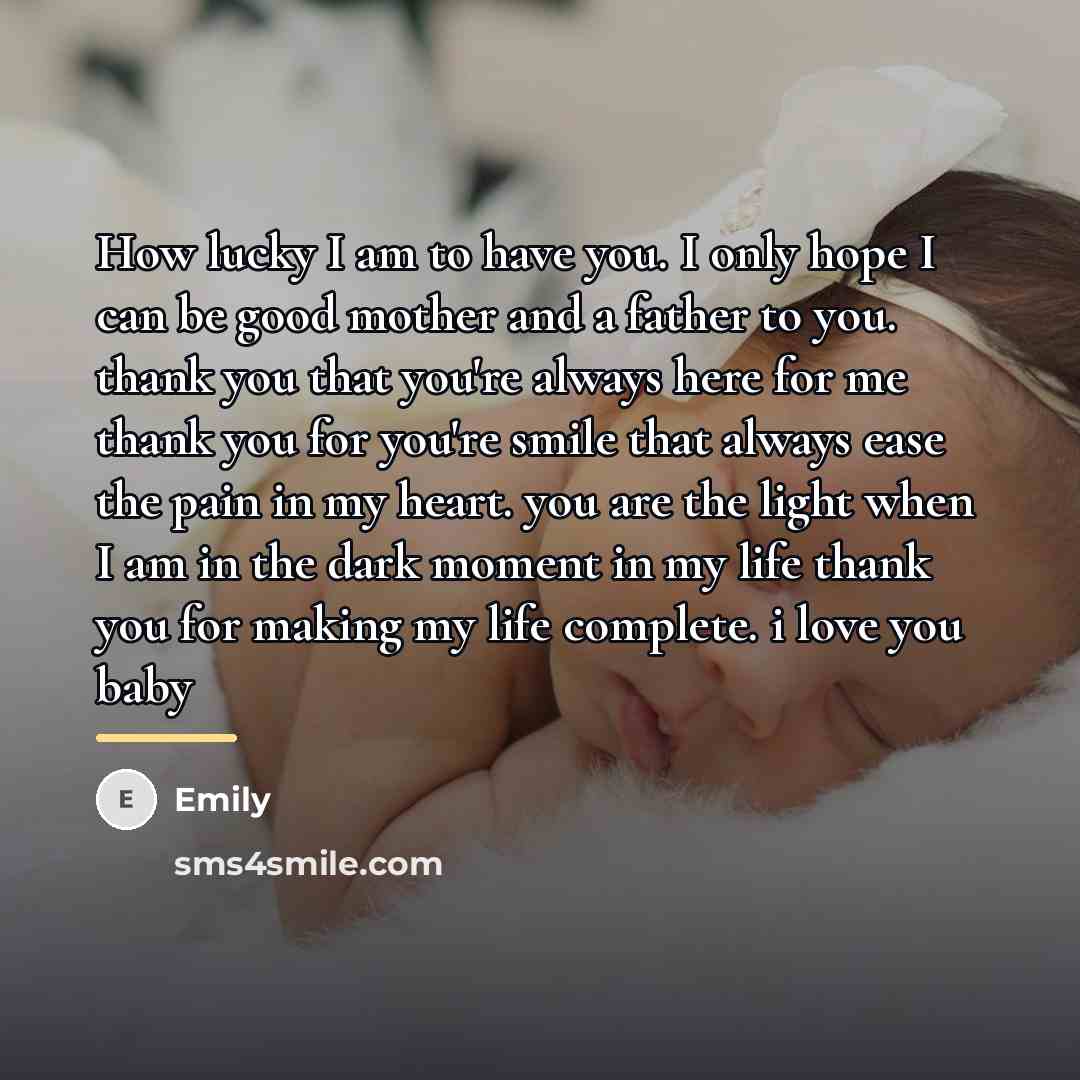 “How lucky I am to have you. I only hope…” quote by Emily