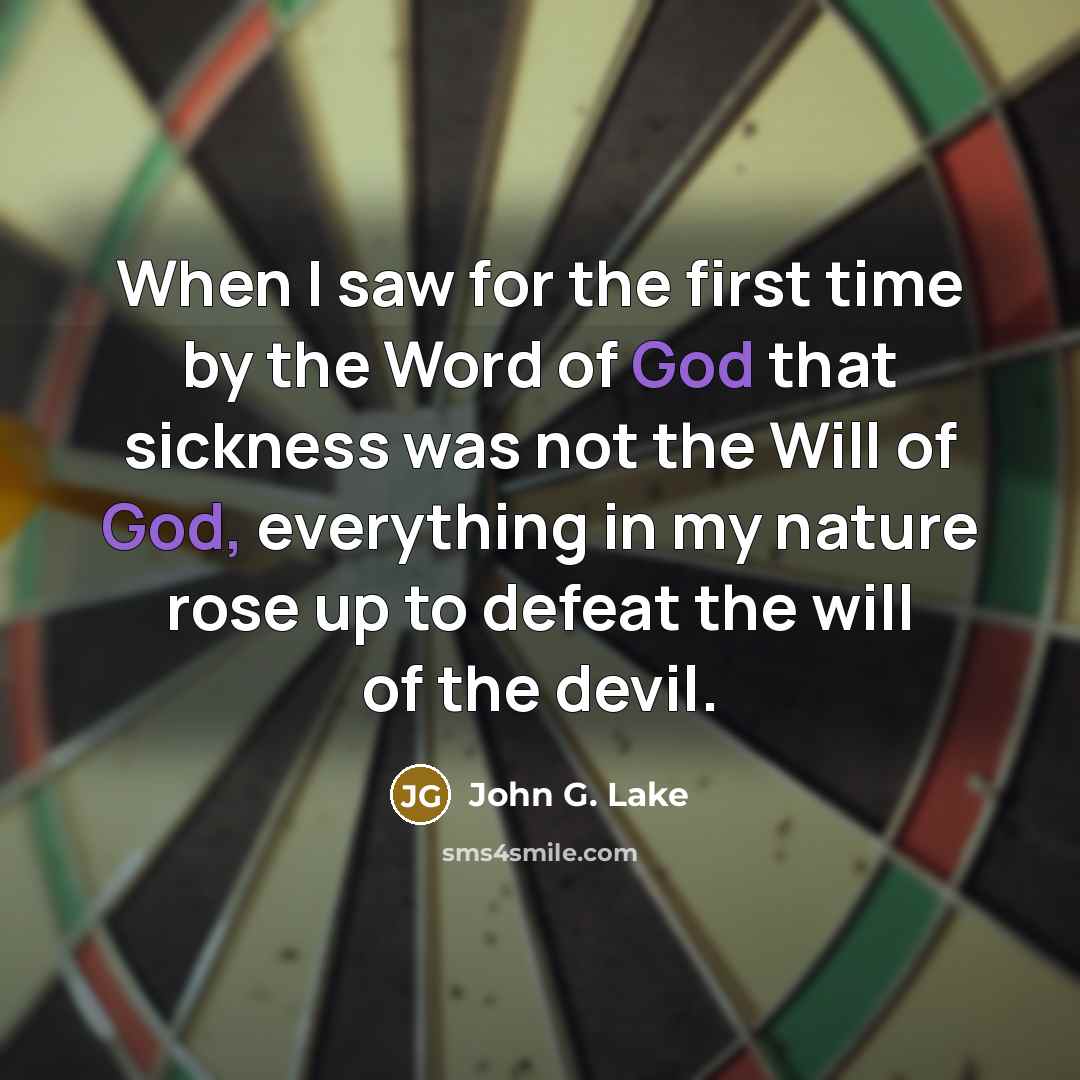 “When I saw for the first time by the Word…” quote by John G. Lake