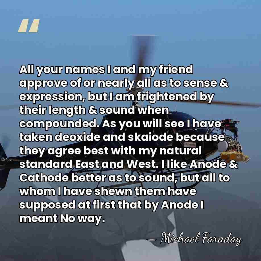All your names I and my friend approve of or nearly all&hellip; - Michael Faraday