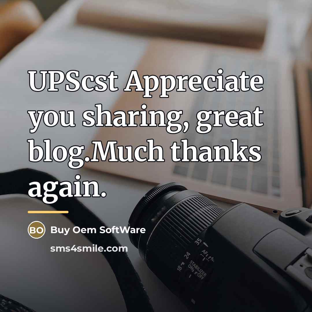 “UPScst Appreciate you sharing, great blog.Much thanks again.…” quote by Buy Oem SoftWare