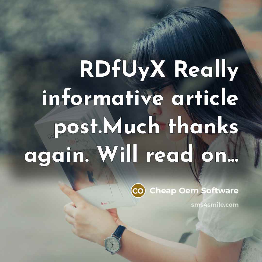 “RDfUyX Really informative article post.Much thanks again. Will read on...” quote by Cheap Oem Software
