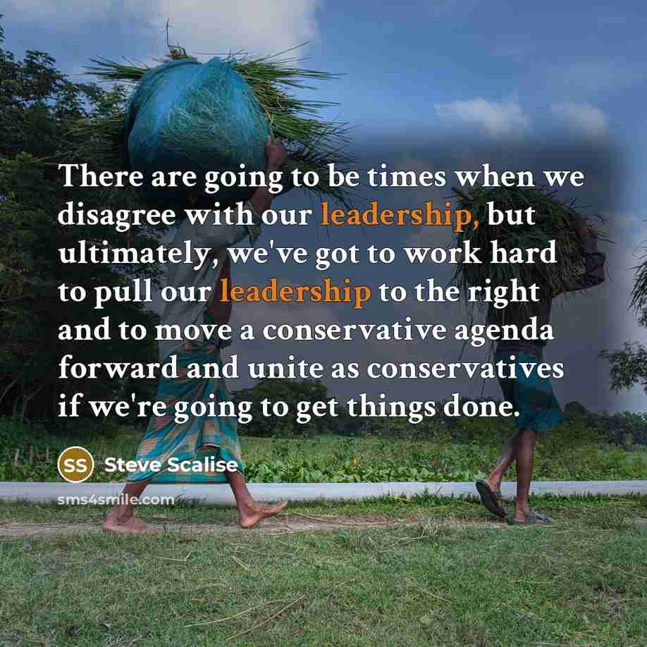 “There are going to be times when we disagree with…” quote by Steve Scalise