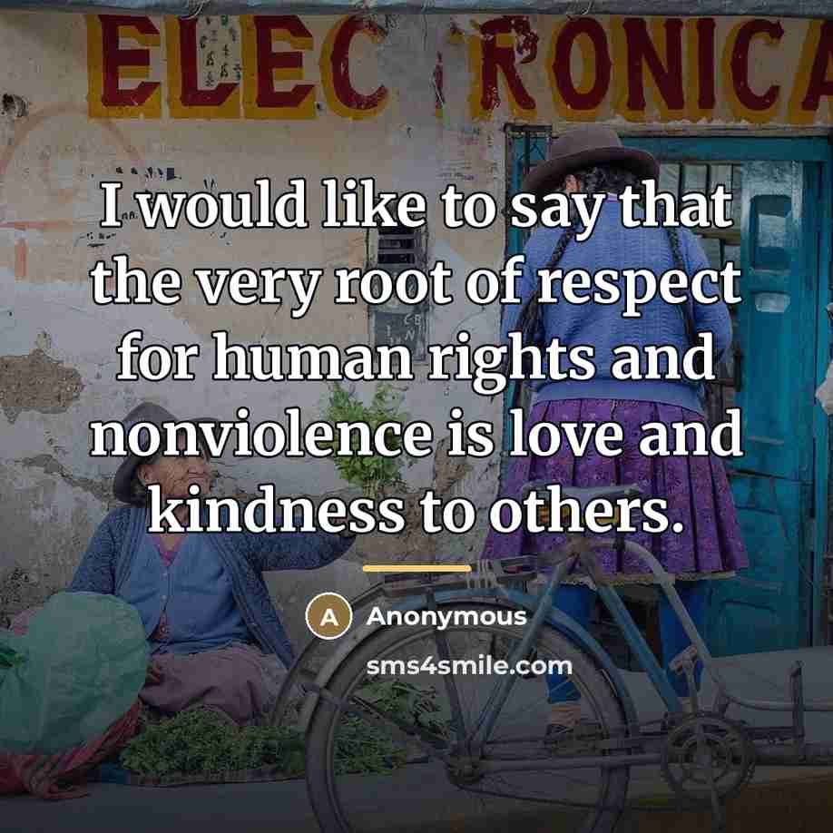 “I would like to say that the very root of…” quote by Anonymous