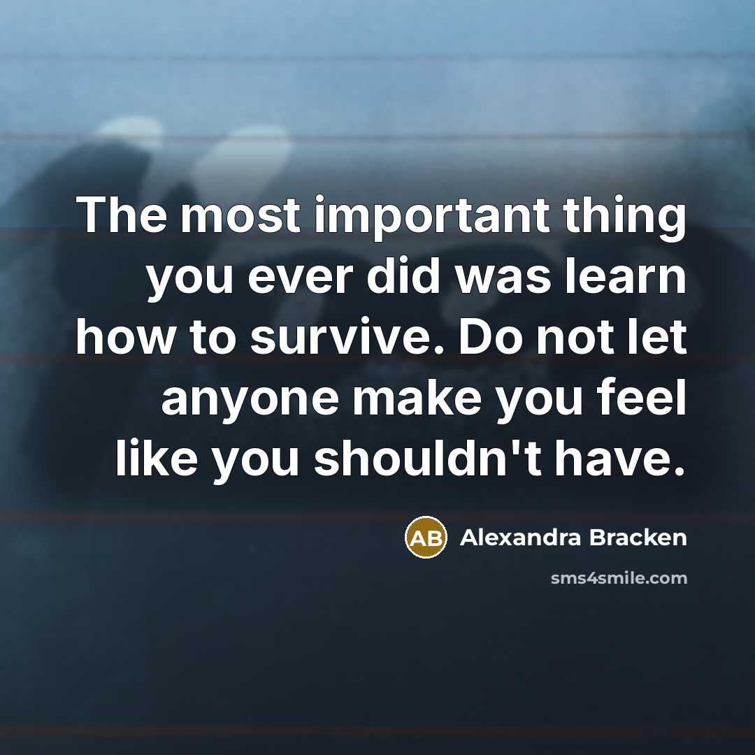 “The most important thing you ever did was learn how…” quote by Alexandra Bracken