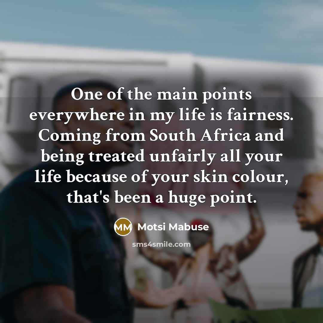 “One of the main points everywhere in my life is…” quote by Motsi Mabuse