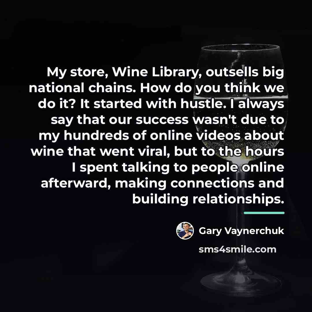 “My store, Wine Library, outsells big national chains. How do…” quote by Gary Vaynerchuk