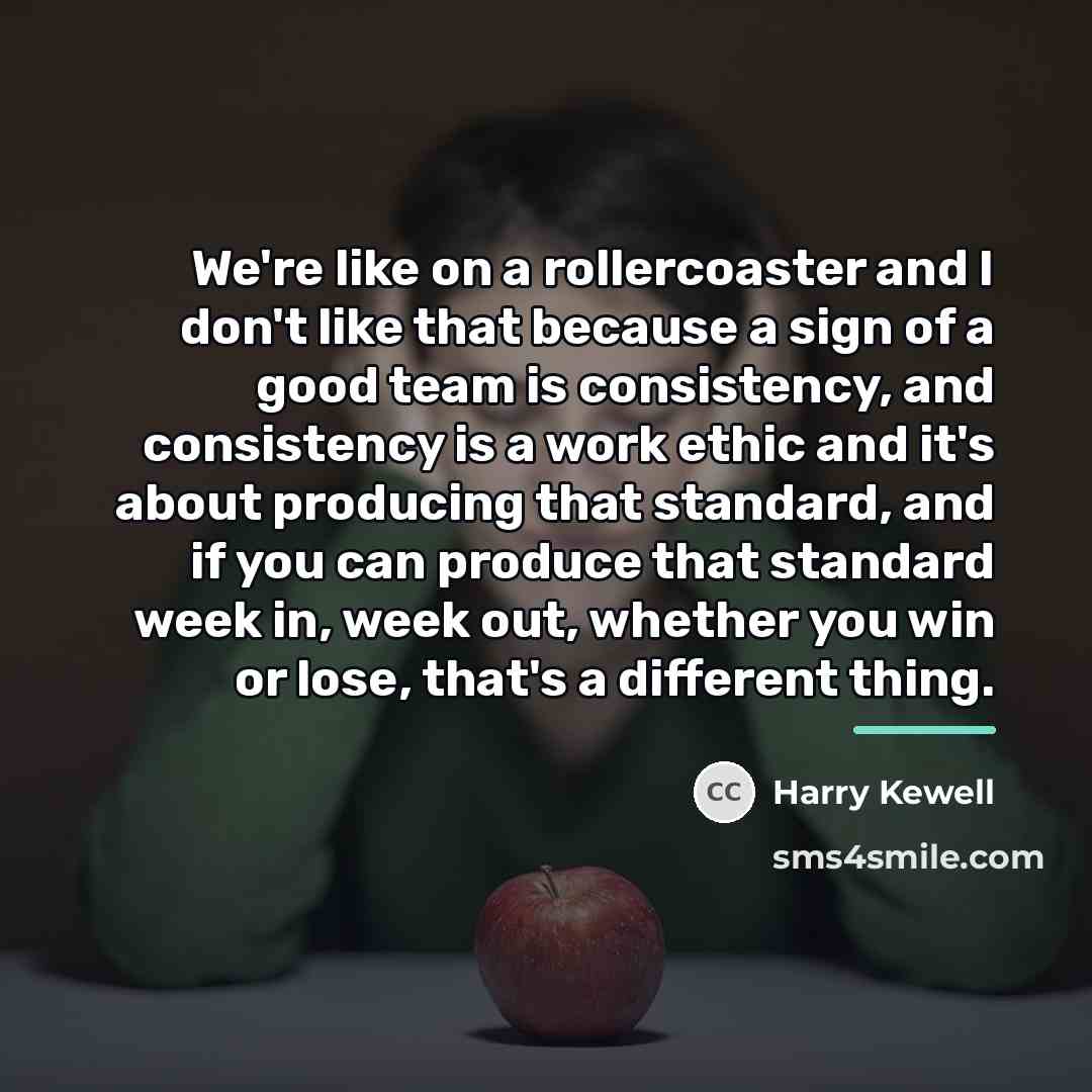 “We're like on a rollercoaster and I don't like that…” quote by Harry Kewell