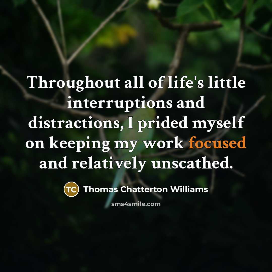 “Throughout all of life's little interruptions and distractions, I prided…” quote by Thomas Chatterton Williams