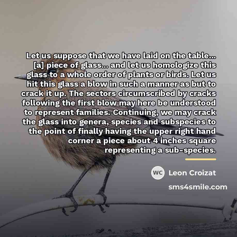 “Let us suppose that we have laid on the table...…” quote by Leon Croizat