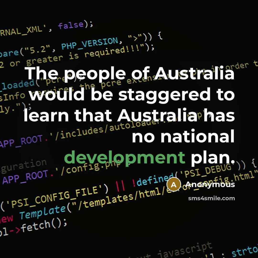 “The people of Australia would be staggered to learn that…” quote by Anonymous