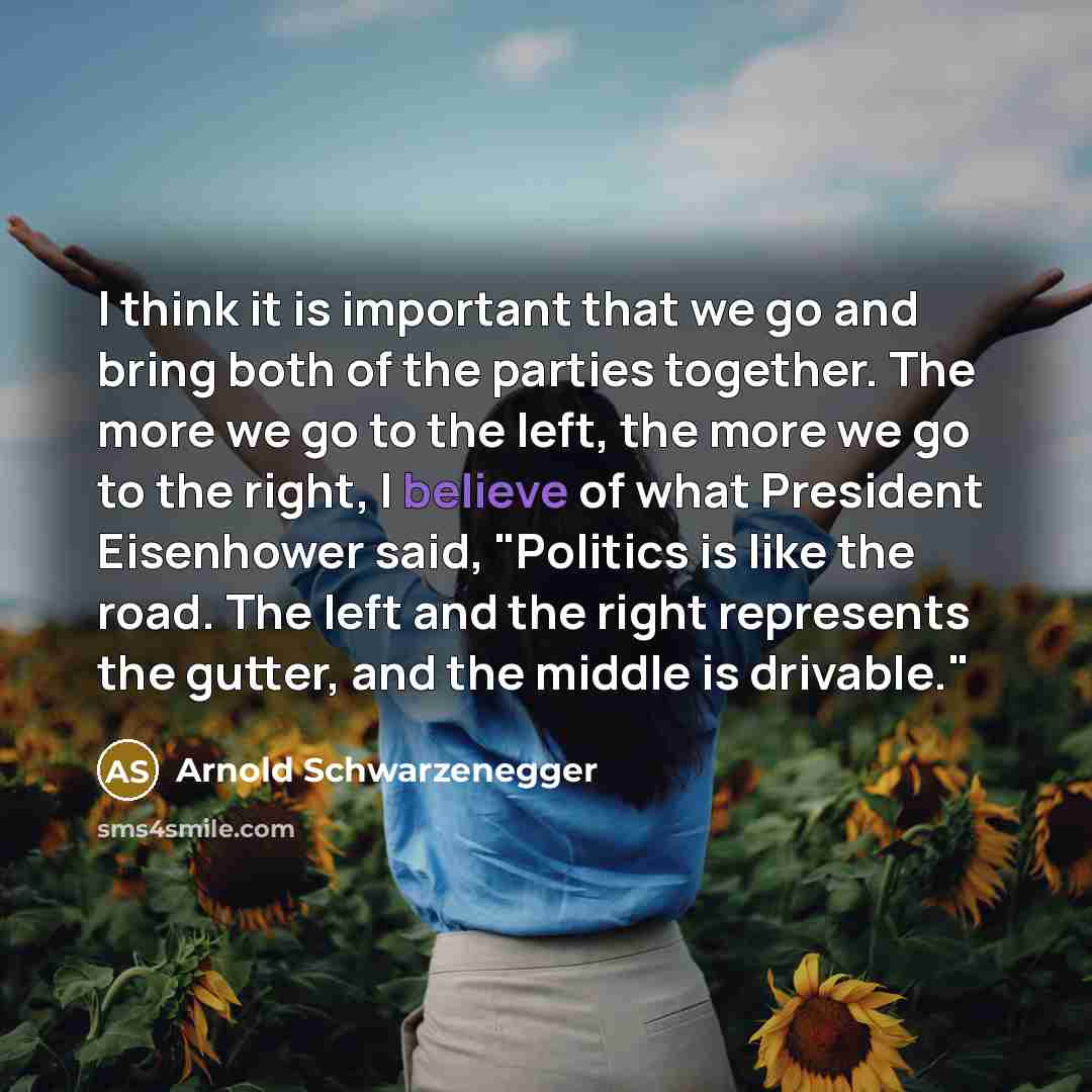 “I think it is important that we go and bring…” quote by Arnold Schwarzenegger