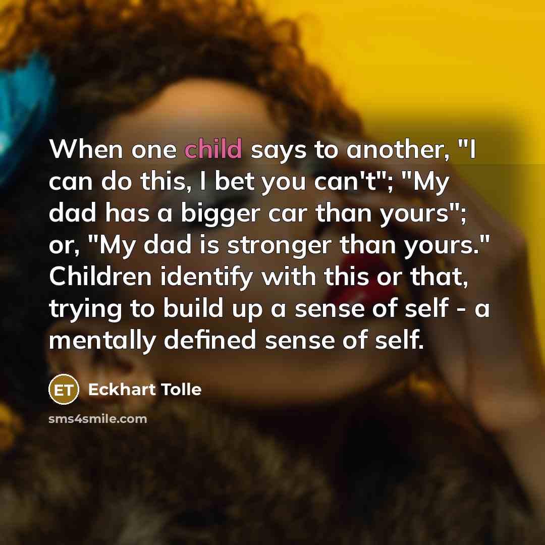 “When one child says to another, "I can do this,…” quote by Eckhart Tolle