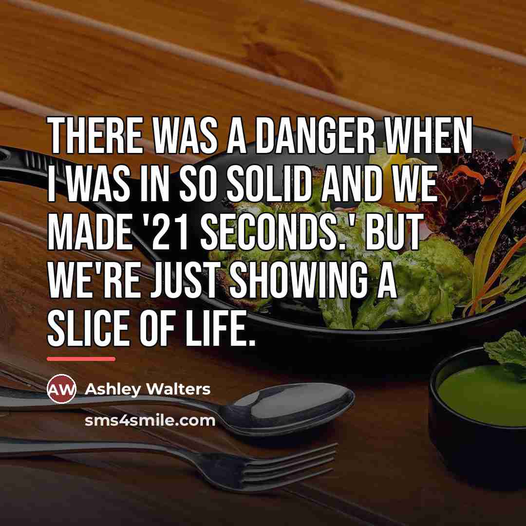 “There was a danger when I was in So Solid…” quote by Ashley Walters