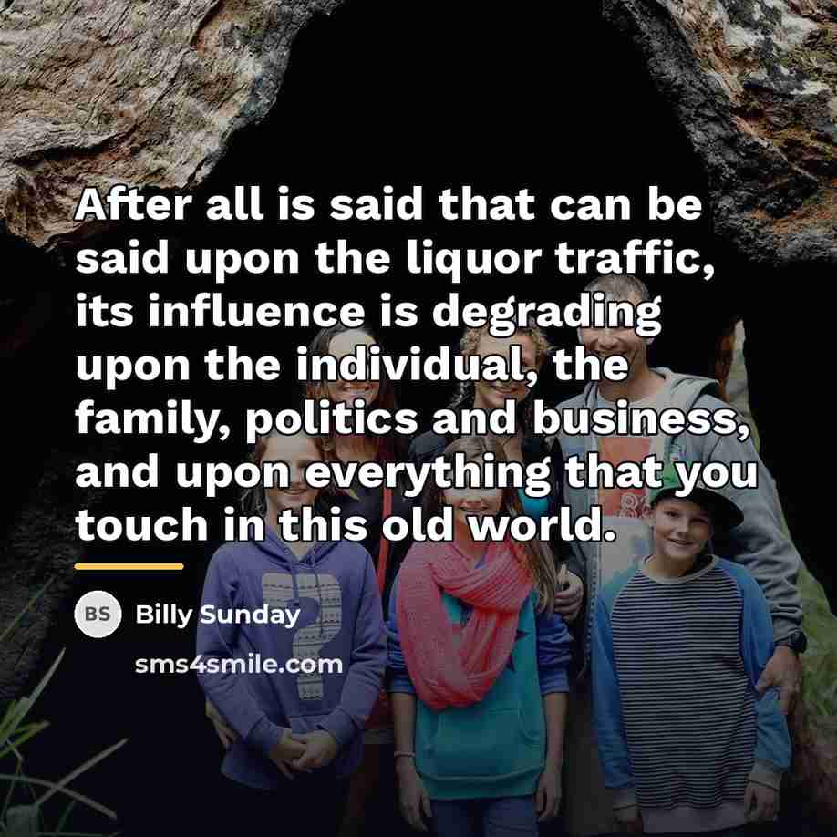“After all is said that can be said upon the…” quote by Billy Sunday