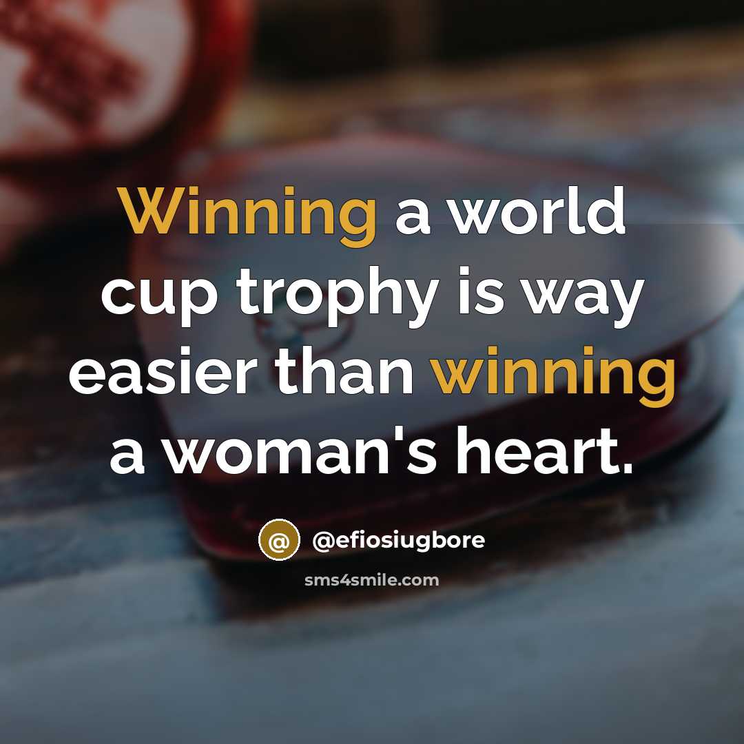 “Winning a world cup trophy is way easier than winning…” quote by @efiosiugbore