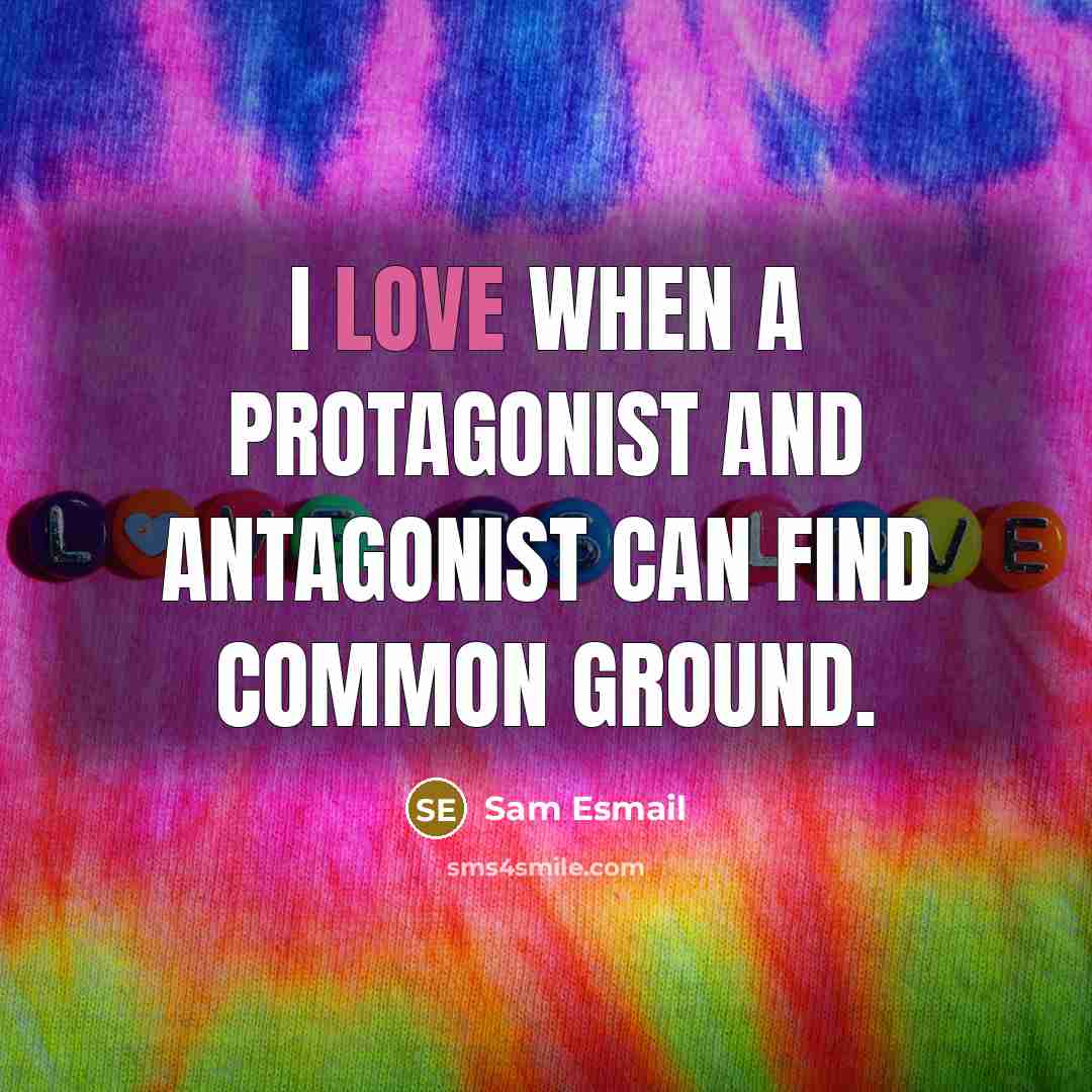 “I love when a protagonist and antagonist can find common ground.” quote by Sam Esmail